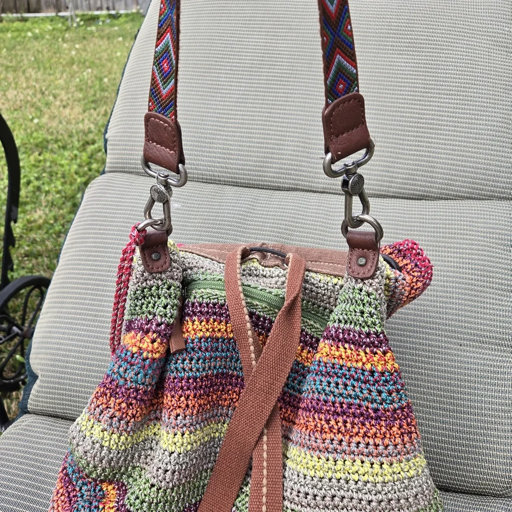 The Sak Avalon Crochet Backpack